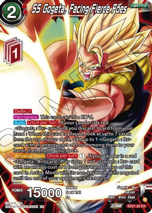 SS Gogeta, Facing Fierce Foes (EX21-20) - 5th Anniversary Set Foil