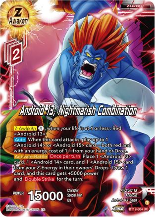 Android 13, Nightmarish Combination (BT19-004) - Fighters Ambition