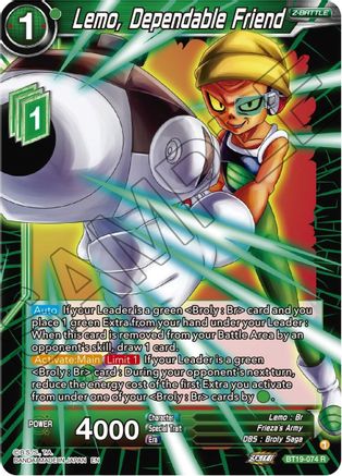 Lemo, Dependable Friend (BT19-074) - Fighters Ambition