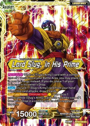 Lord Slug // Lord Slug, in His Prime (BT19-100) - Fighters Ambition Foil