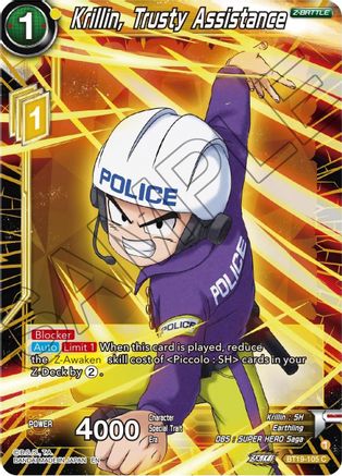 Krillin, Trusty Assistance (BT19-105) - Fighters Ambition