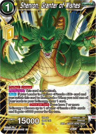 Shenron, Granter of Wishes (BT19-106) - Fighters Ambition