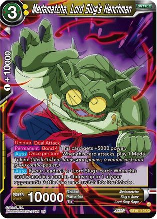 Medamatcha, Lord Slug's Henchman (BT19-119) - Fighters Ambition Foil