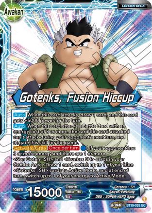 Son Goten & Trunks // Gotenks, Fusion Hiccup (BT19-035) - Fighters Ambition