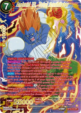 Android 13, Total Annihilator (SPR) (BT19-019) - Fighters Ambition Foil