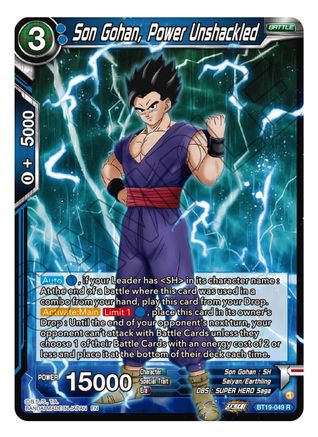 Son Gohan, Power Unshackled (BT19-049) - Fighters Ambition
