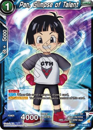 Pan, Glimpse of Talent (BT19-055) - Fighters Ambition