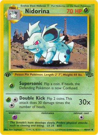 Nidorina 040/64 - Unlimited Jungle - Uncommon