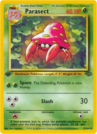 Parasect 041/64 - Unlimited Jungle - Uncommon