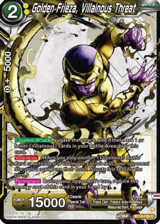 Golden Frieza, Villainous Threat (BT19-126) - Fighters Ambition