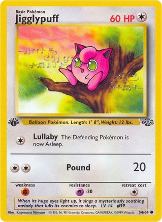 Jigglypuff 054/64 - Unlimited Jungle - Common