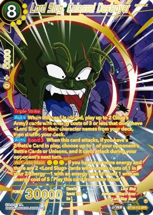 Lord Slug, Colossal Destroyer (SPR) (BT19-112) - Fighters Ambition Foil