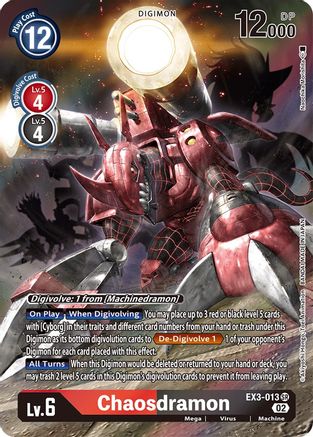 Chaosdramon (Alternate Art) (EX3-013) - Draconic Roar Foil