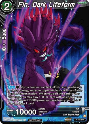 Fin, Dark Lifeform (P-451) - Tournament Promotion Cards
