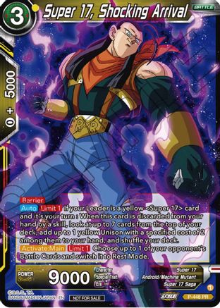 Super 17, Shocking Arrival (P-448) - Tournament Promotion Cards