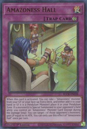 Amazoness Hall (BLCR-EN038) - Battles of Legend: Crystal Revenge 1st Edition