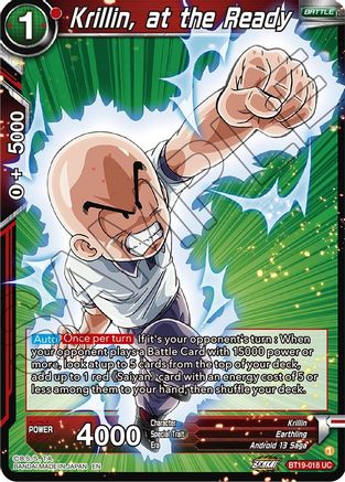 Krillin, at the Ready (BT19-018) - Fighters Ambition