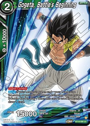 Gogeta, Battle's Beginning (BT19-086) - Fighters Ambition