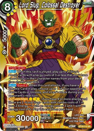 Lord Slug, Colossal Destroyer (BT19-112) - Fighters Ambition Foil