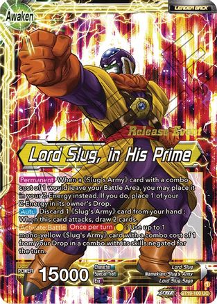 Lord Slug // Lord Slug, in His Prime (Fighter's Ambition Holiday Pack) (BT19-100) - Tournament Promotion Cards