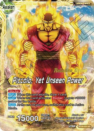 Piccolo // Piccolo, Yet Unseen Power (Fighter's Ambition Holiday Pack) (BT19-101) - Tournament Promotion Cards
