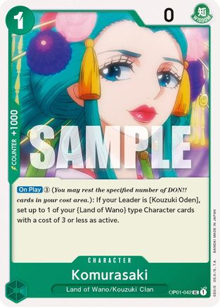 Komurasaki (OP01-042) - Romance Dawn