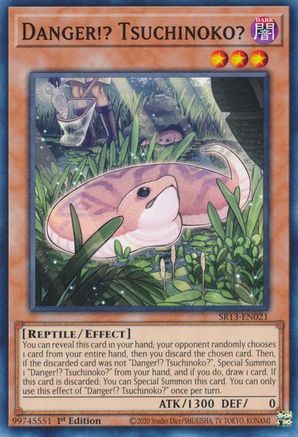 Danger!? Tsuchinoko? (SR13-EN021) - Structure Deck: Dark World 1st Edition