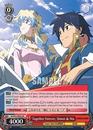 Together Forever, Simon & Nia (Anime Expo 2018) (GL/SS22-PE02 PR) - Gurren Lagann