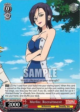 Merlin: Recruitment (SDS/SX05-072 C) - The Seven Deadly Sins: Revival of The Commandments