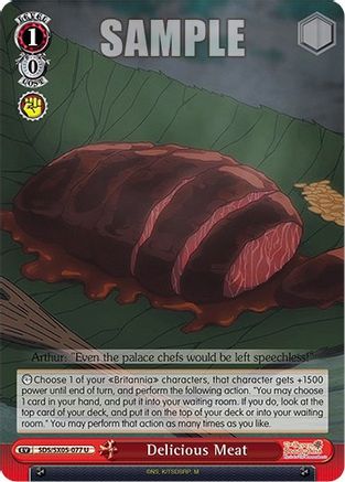 Delicious Meat (SDS/SX05-077 U) - The Seven Deadly Sins: Revival of The Commandments