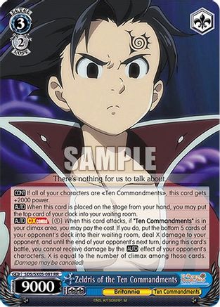 Zeldris of the Ten Commandments (SDS/SX05-081 RR) - The Seven Deadly Sins: Revival of The Commandments