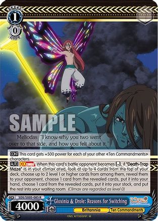 Gloxinia & Drole: Reasons for Switching (SDS/SX05-085 R) - The Seven Deadly Sins: Revival of The Commandments