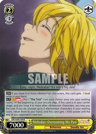 Meliodas: Overcoming His Past (SDS/SX05-009 R) - The Seven Deadly Sins: Revival of The Commandments