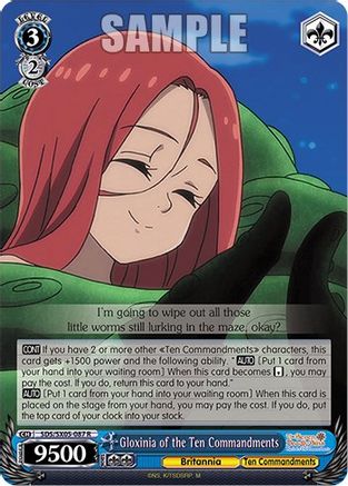 Gloxinia of the Ten Commandments (SDS/SX05-087 R) - The Seven Deadly Sins: Revival of The Commandments