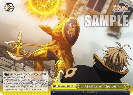 Master of the Sun (SDS/SX05-029 CC) - The Seven Deadly Sins: Revival of The Commandments