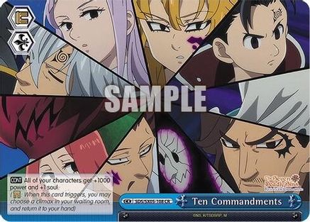 Ten Commandments (SDS/SX05-108 CR) - The Seven Deadly Sins: Revival of The Commandments