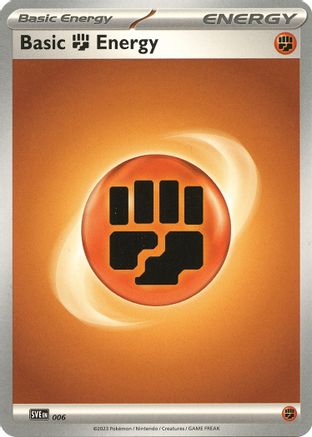 Basic Fighting Energy 006 SV01 Scarlet & Violet Base Set - Common