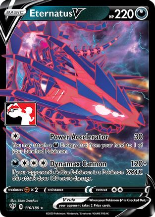 Eternatus V 116 - Holofoil Prize Pack Series Cards - Ultra Rare