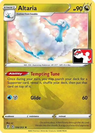 Altaria 106/203 Prize Pack Series Cards - Rare