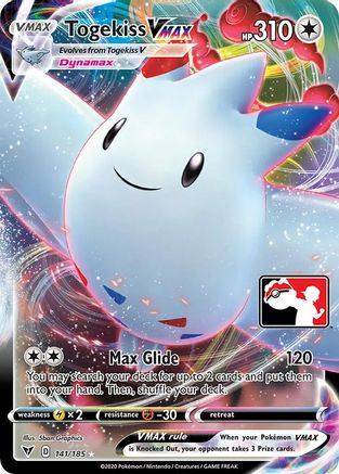 Togekiss VMAX 141 - Holofoil Prize Pack Series Cards - Ultra Rare