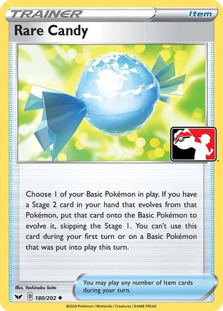 Rare Candy 180/202 - Holofoil Prize Pack Series Cards - Uncommon