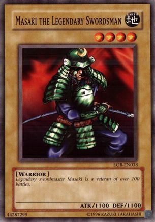 Masaki the Legendary Swordsman (LOB-EN038) - Legend of Blue Eyes White Dragon (Worldwide English) Unlimited