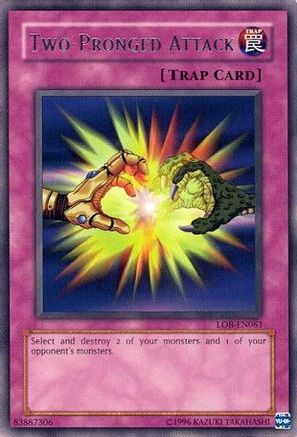 Two-Pronged Attack (LOB-EN061) - Legend of Blue Eyes White Dragon (Worldwide English) Unlimited