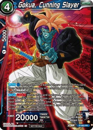Gokua, Cunning Slayer (Z03 Dash Pack) (P-463) - Promotion Cards Foil