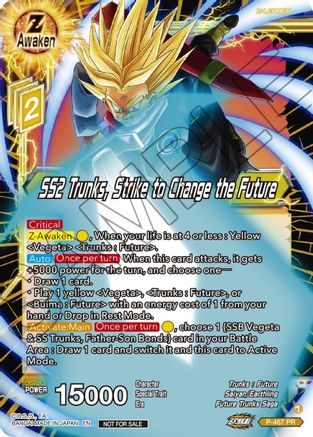 SS2 Trunks, Strike to Change the Future (Z03 Dash Pack) (P-467) - Promotion Cards Foil