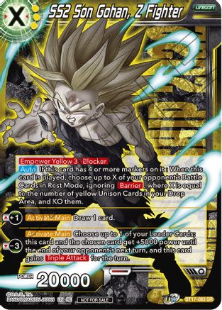 SS2 Son Gohan, Z Fighter (Championship 2022 Celebration Pack) (BT17-083) - Promotion Cards Foil