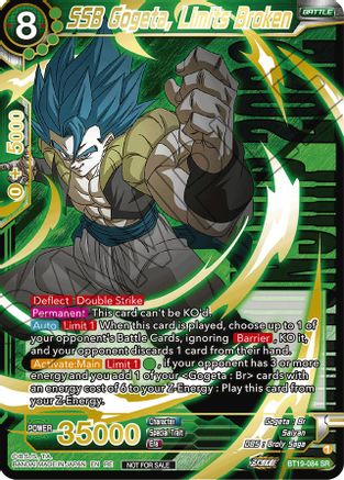 SSB Gogeta, Limits Broken (Championship 2022) (BT19-084) - Promotion Cards Foil