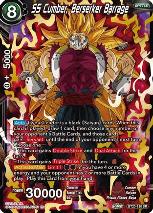 SS Cumber, Berserker Barrage (BT20-130) - Power Absorbed Foil