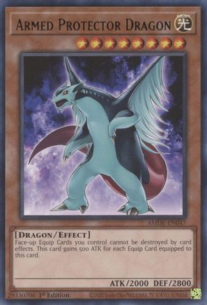 Armed Protector Dragon (AMDE-EN047) - Amazing Defenders 1st Edition
