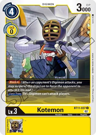 Kotemon (BT11-037) - Dimensional Phase